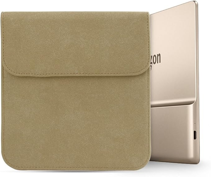 Sleeve Bag Suede Leather for 7" Kindle Oasis (10th Generation, 2019 Release and 9th Generation, 2... | Amazon (US)