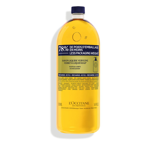 Shea Verbena Hands & Body Liquid Soap Refill | L'OCCITANE UK/IE