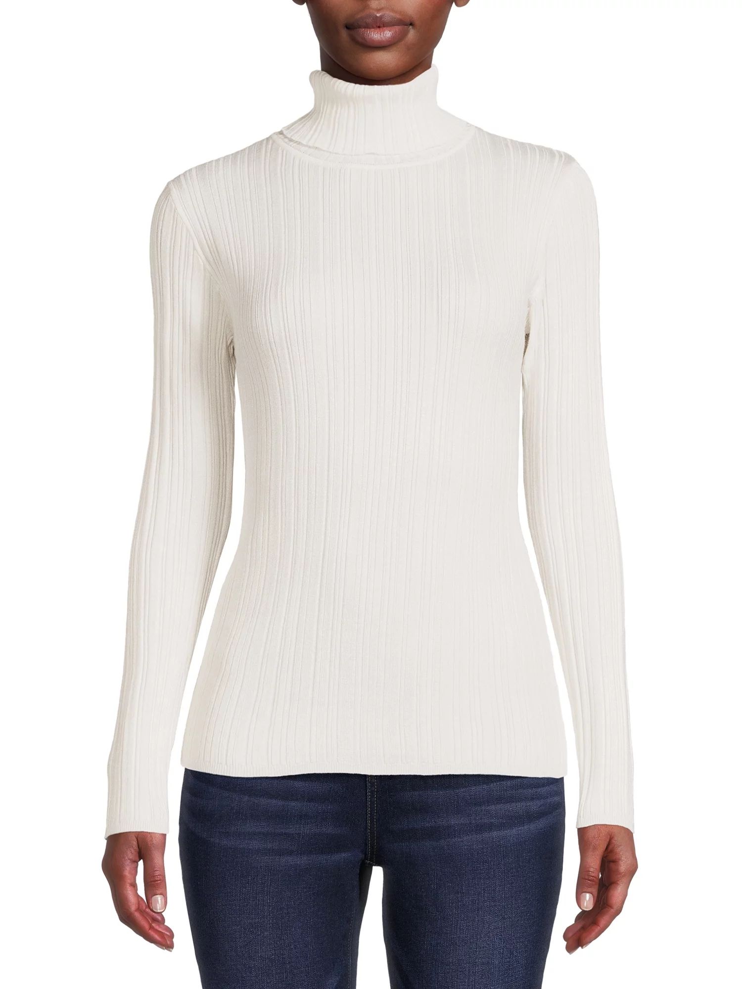 Time and Tru Women's Turtleneck Sweater | Walmart (US)