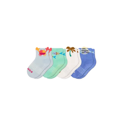 Toddler Bombas Novelty Gripper 4 Pack Crew Socks | Scheels Sports