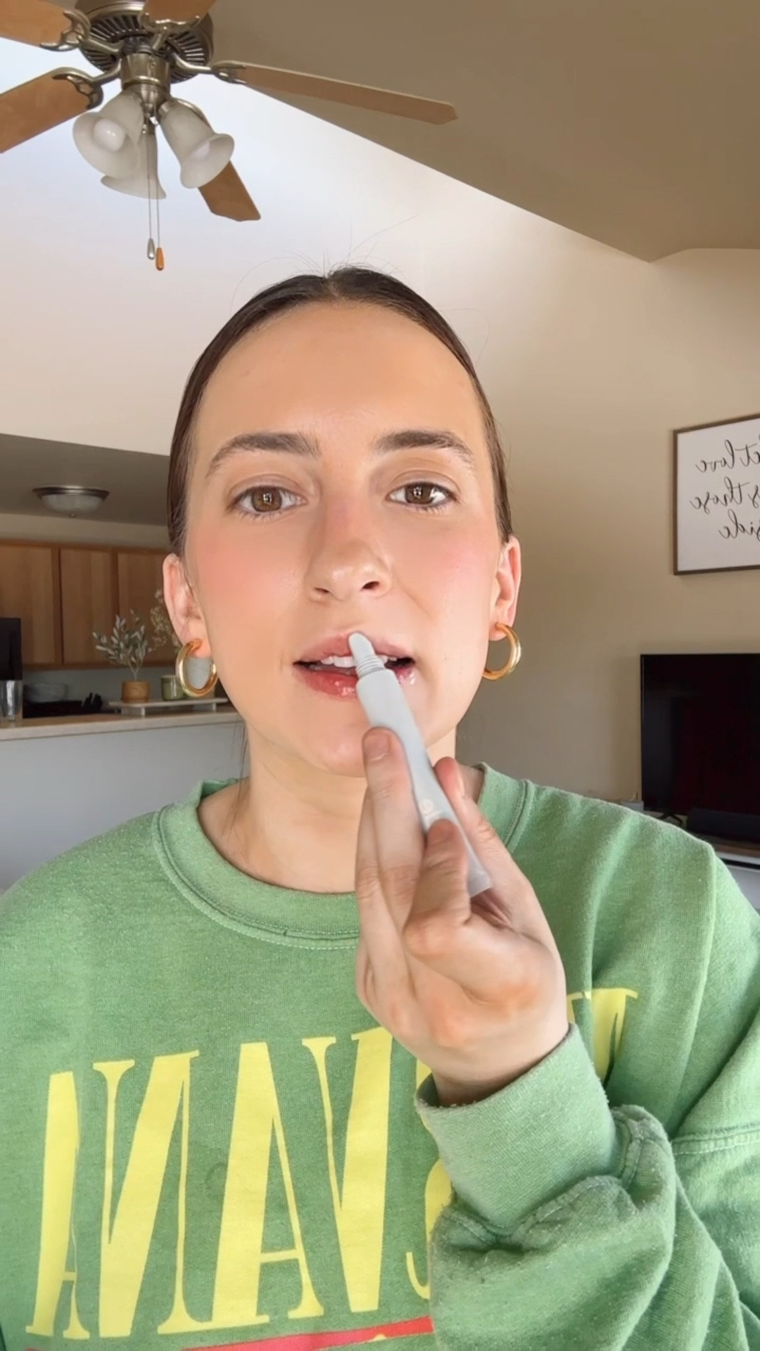 my quick + easy makeup routine — this foundation is amazing — lip balm is rhode skin (peptide lip treatment)

#LTKFind #LTKbeauty #LTKunder50