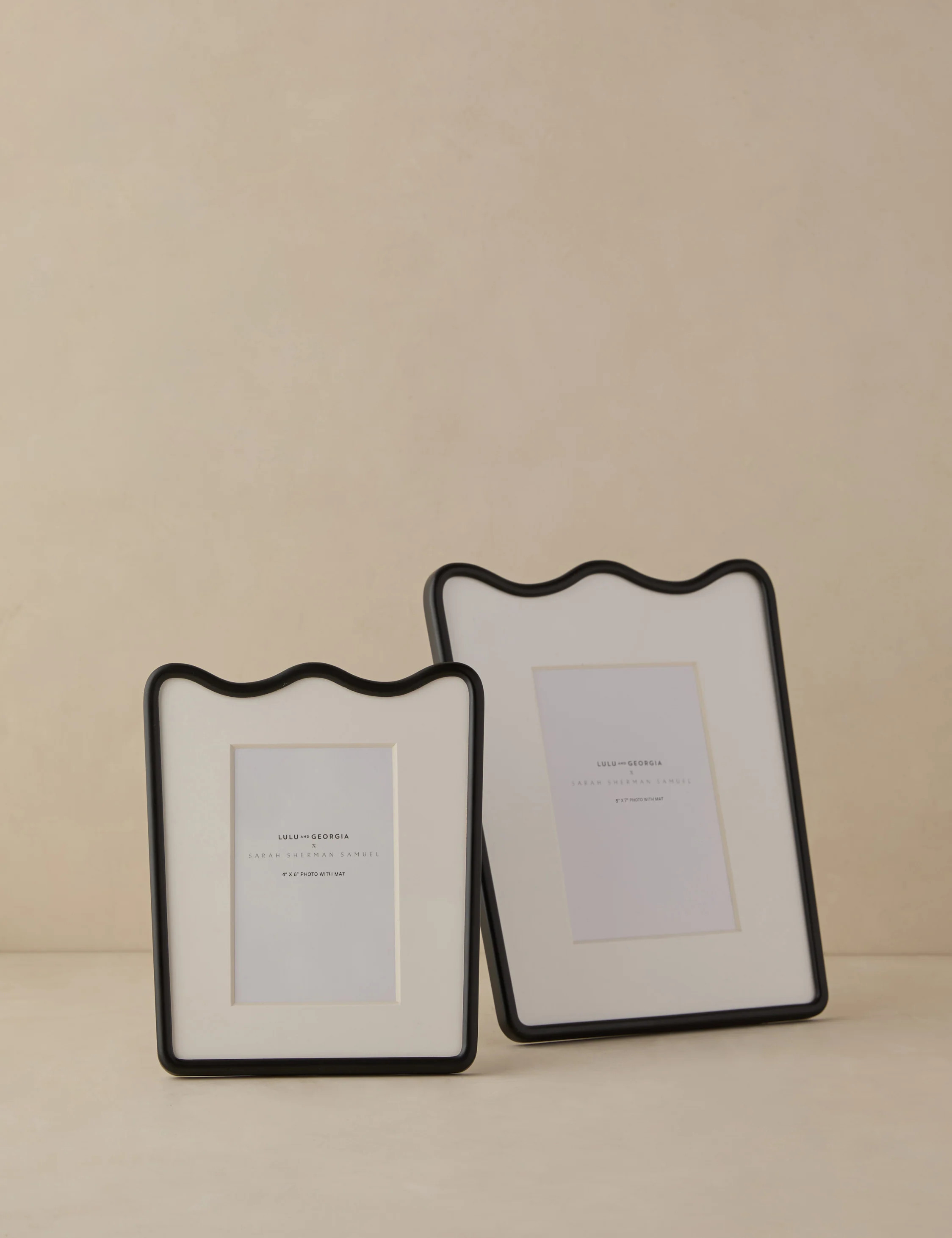 Rook Picture Frame by Sarah Sherman Samuel, Black, 4" x 6 | Lulu and Georgia 