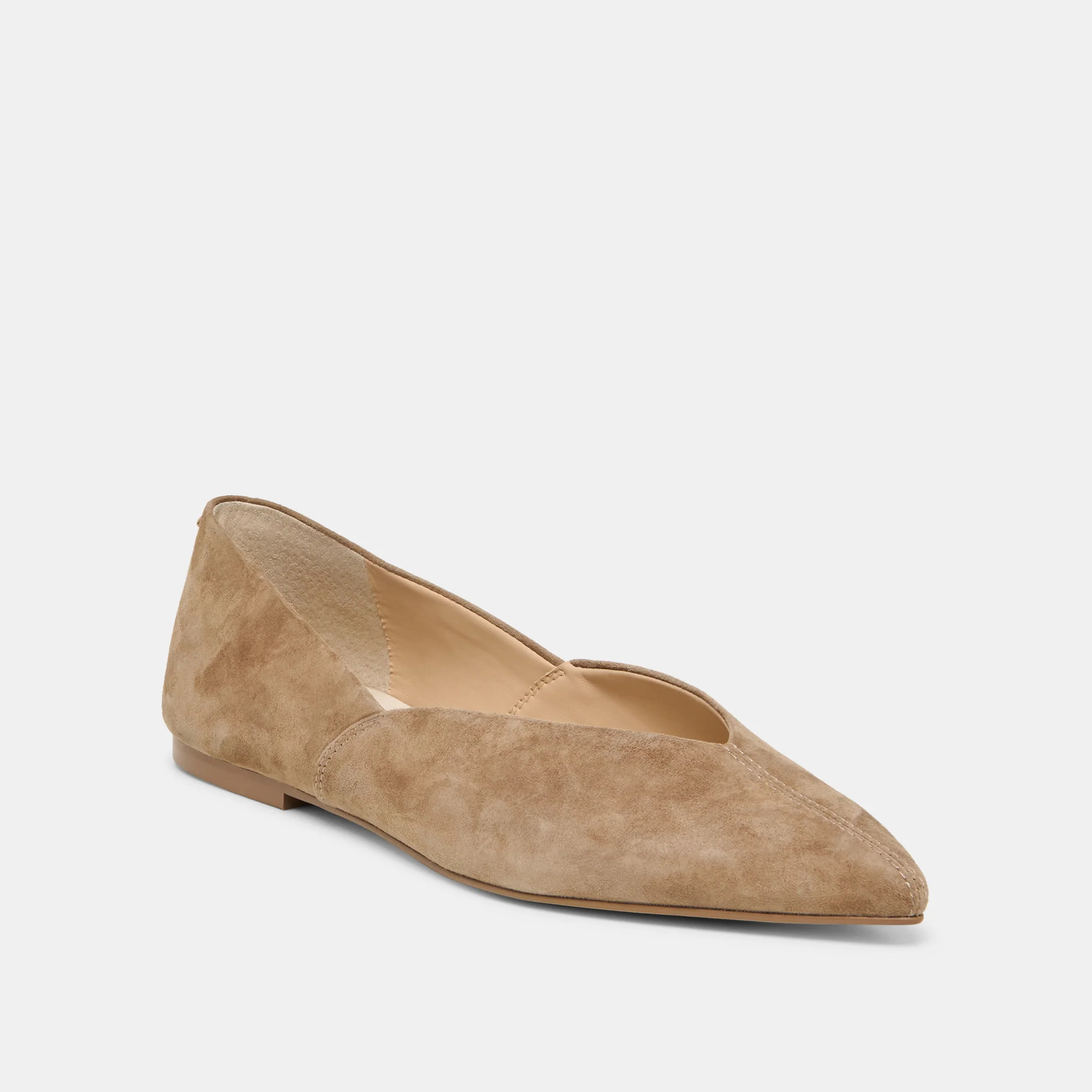Gema Taupe Suede Flats | Dolce Vita | DolceVita.com