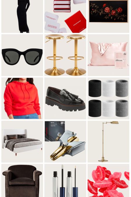 CLJ TRL (top requested links) of the week! 


Mango black ribbed sweater dress, couples question card game, red roses frame tv art, Le Specs black sunglasses, gold swivel barstools, pink Kitsch pillowcase, target red sweatshirt, black tassel loafers, sweat wristbands, upholstered king bed frame, nose hair trimmer, brass pharmacy floor lamp, Arhaus brown velvet club chair, Revitalash Lash & Brow serums, sour gummy lips

#LTKhome #LTKstyletip #LTKMostLoved