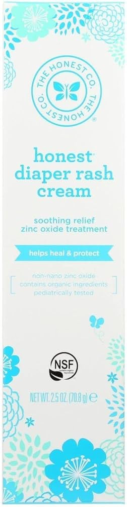 The Honest Company Organic Baby Diaper Rash Cream | Moisturizing + Calming Zinc Oxide Ointment | ... | Amazon (US)