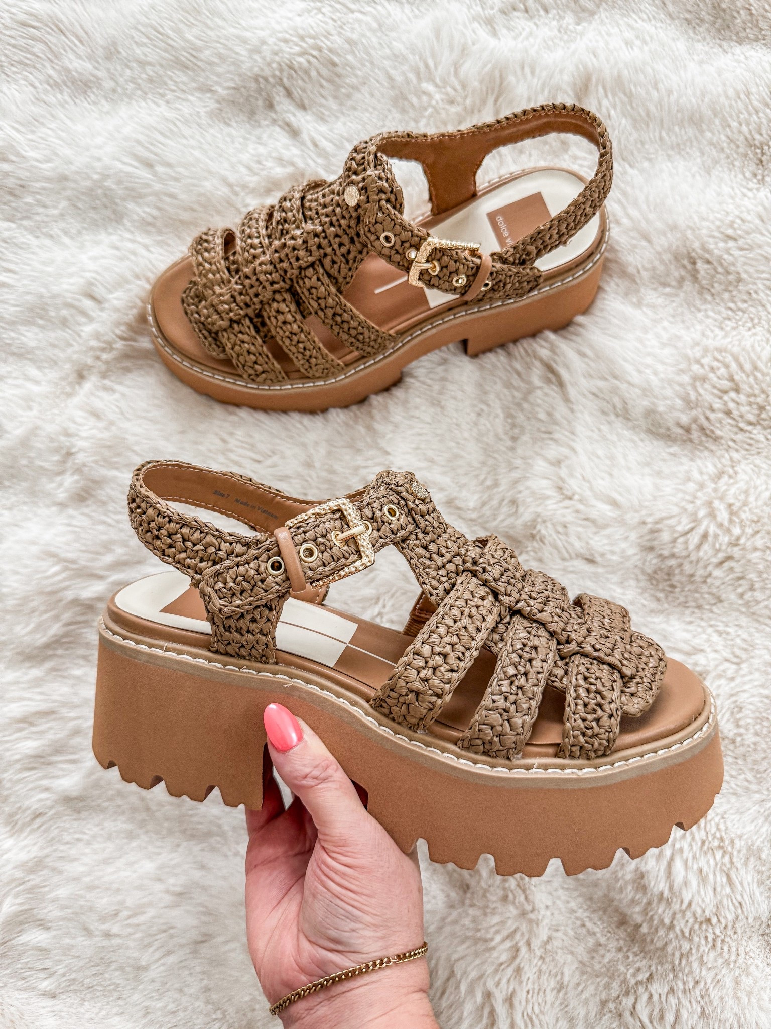 Spring sandals 
These are actually super comfortable and not super heavy! A medium weight imo! They run tts and don’t dig into your toes! They come in several colors! 

Fisherman aesthetic, Fisherman core, spring trends, spring style, spring shoes, spring break style, resort wear 

#LTKSeasonal #LTKShoeCrush #LTKStyleTip