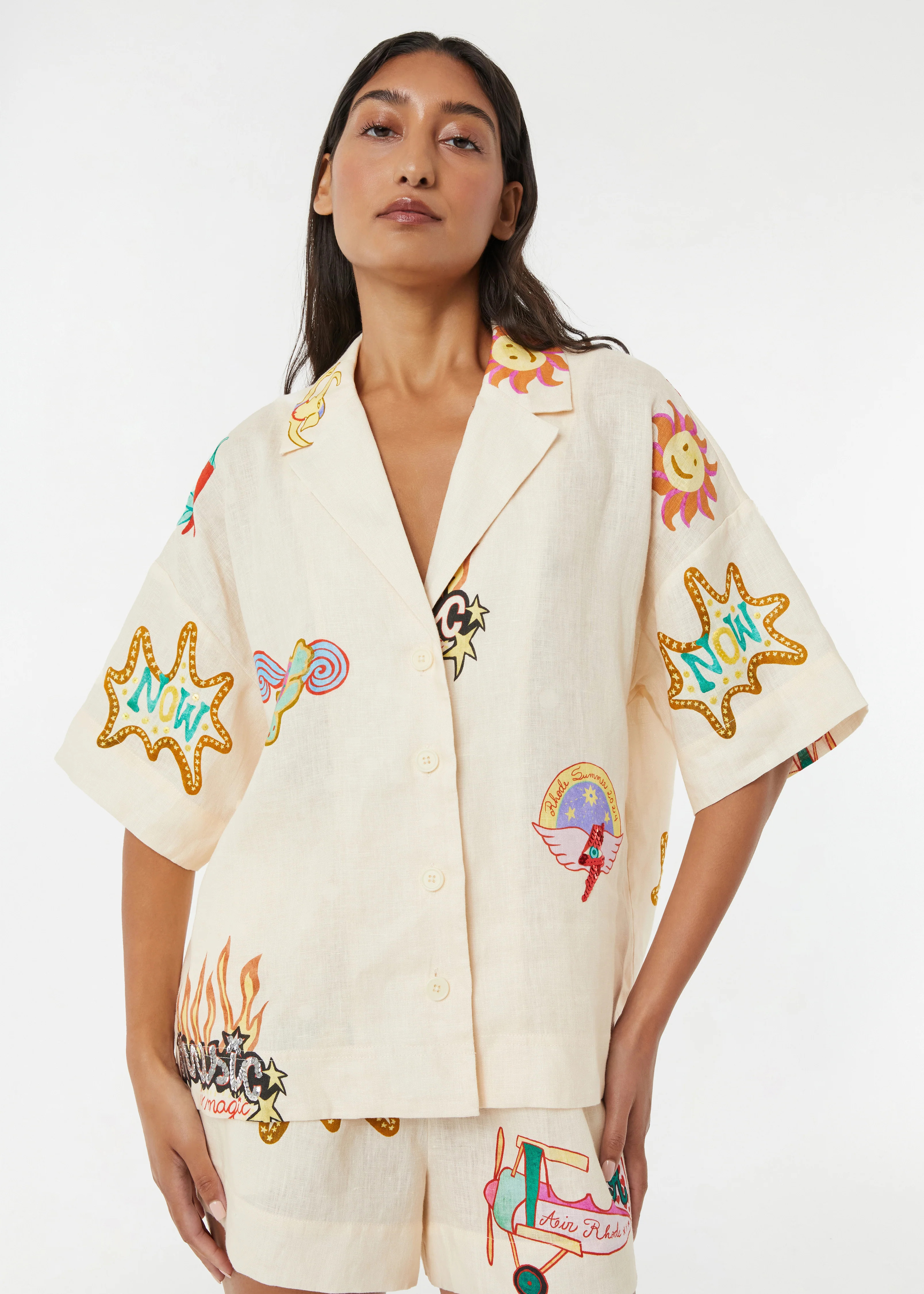 Linen Nola Top | RHODE