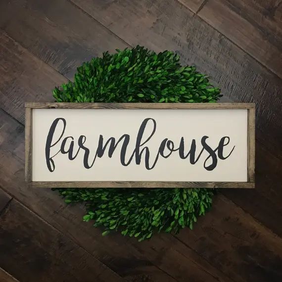 Farmhouse Sign | Wood Sign | Farmhouse Decor | Farmhouse Style | Farmhouse Home Decor | Wood Framed  | Etsy (US)
