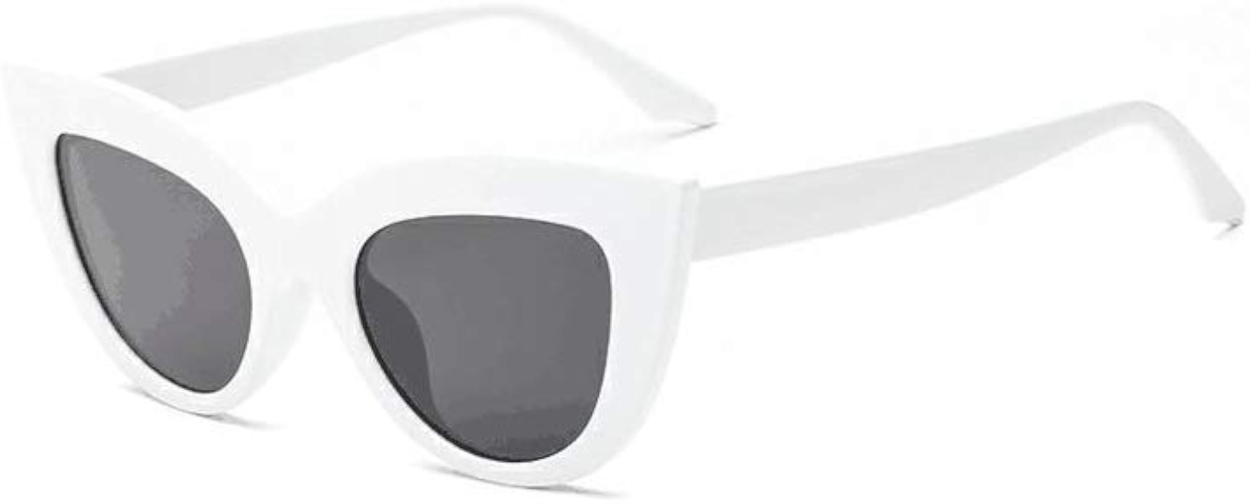 Vintage Retro Cateye Sunglasses for Women Bold Colorful Cat Eye UV400 Protection | Amazon (US)