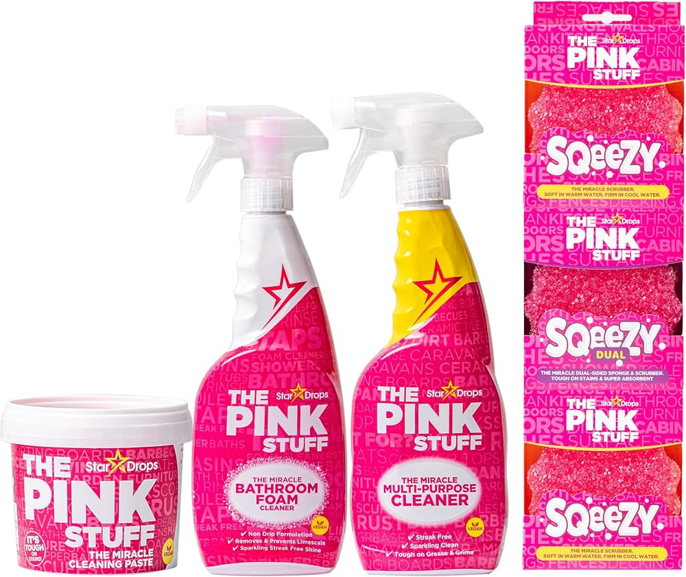 Stardrops – The Pink Stuff Ultimate Cleaning Pack – Miracle Cleaning Paste, Multi-Purpose Spr... | Amazon (US)