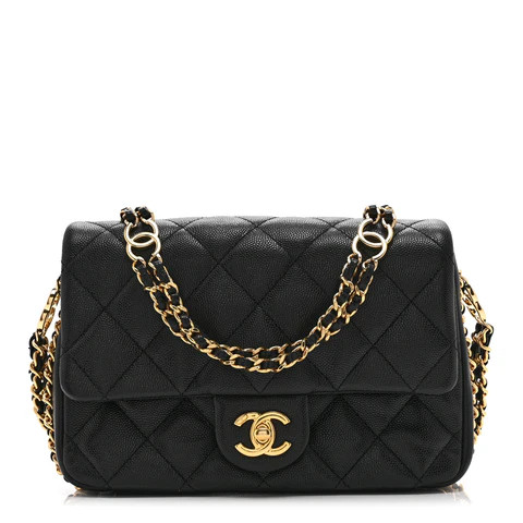 Caviar Quilted Mini CC You Flap Black
 | FASHIONPHILE (US)