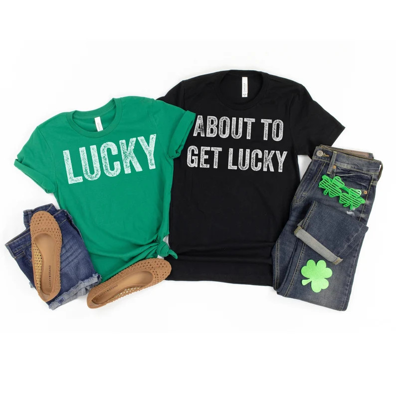 Funny Couple Shirts For St. Patrick's Day, His and Her St Patrick's Day Tees, Matching St Patrick... | Etsy (US)