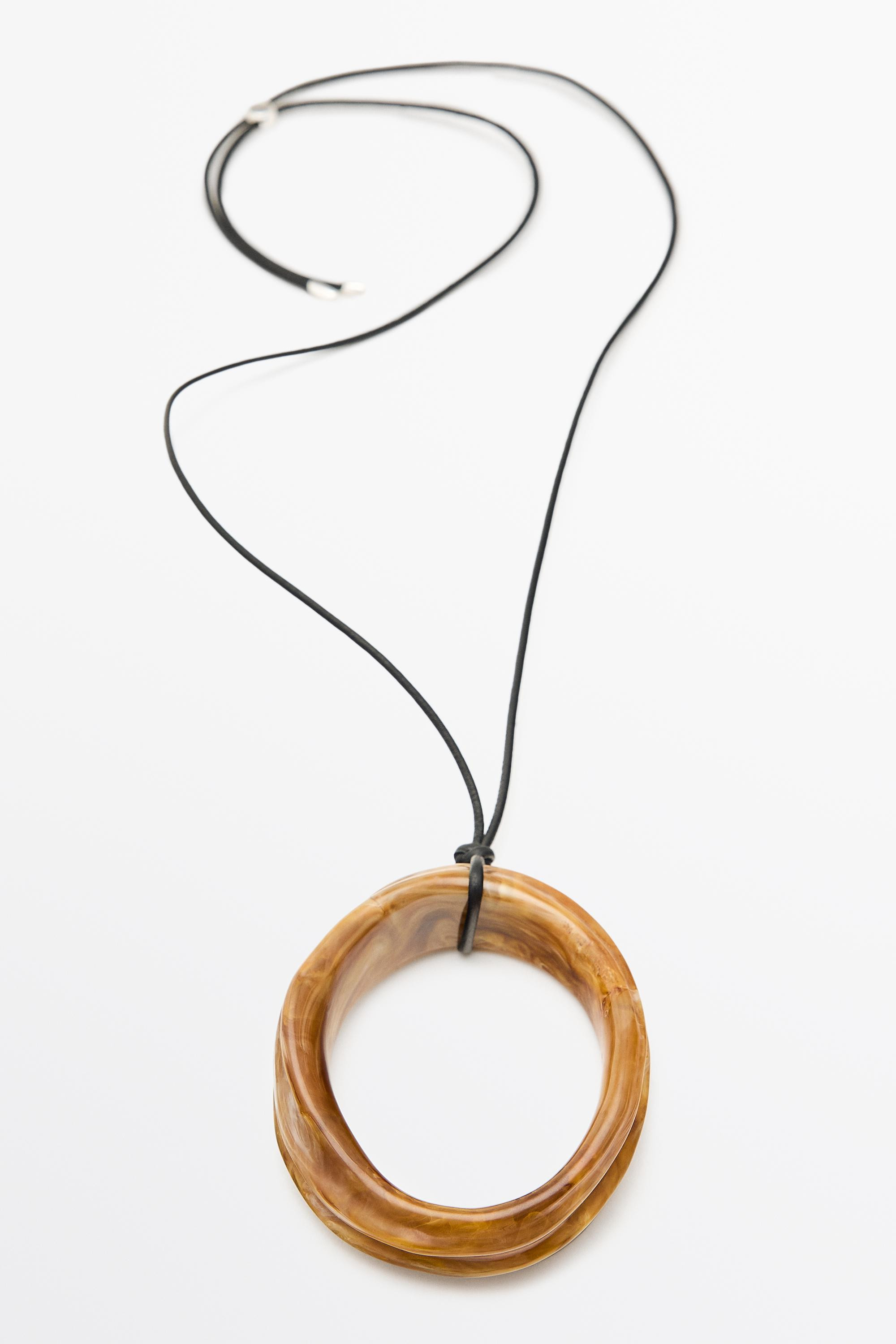 Collier anneau marbré | Massimo Dutti FR