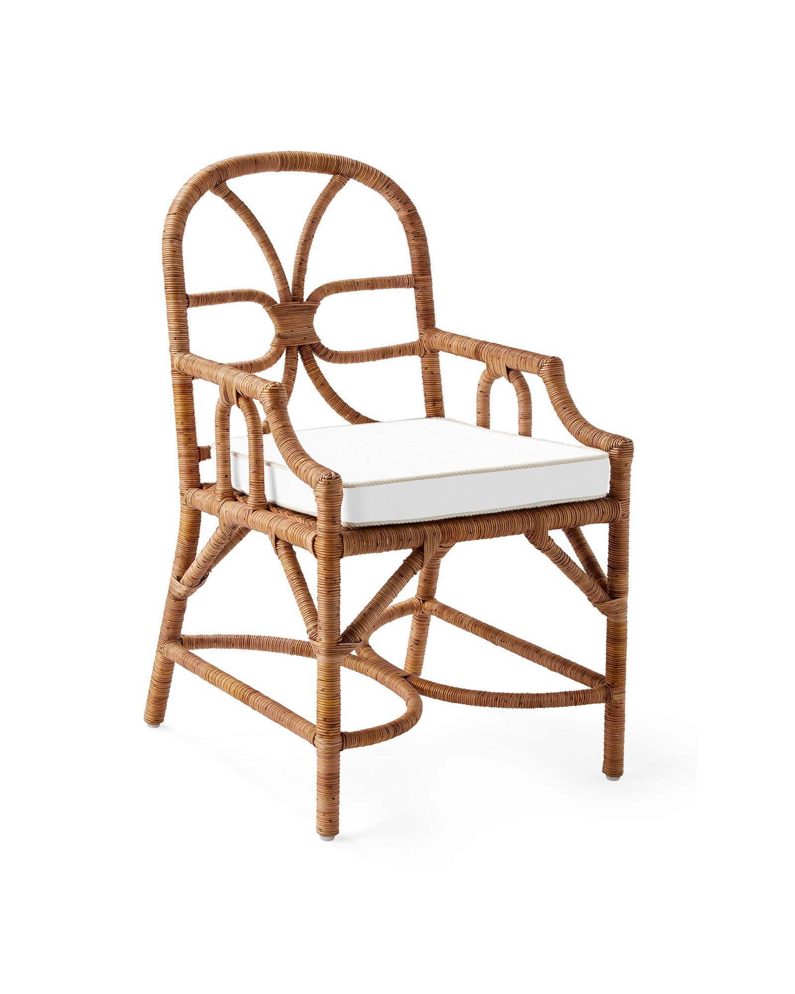 Antica Rattan Armchair | Serena and Lily