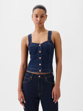 Denim Corset Tank Top | Gap (US)