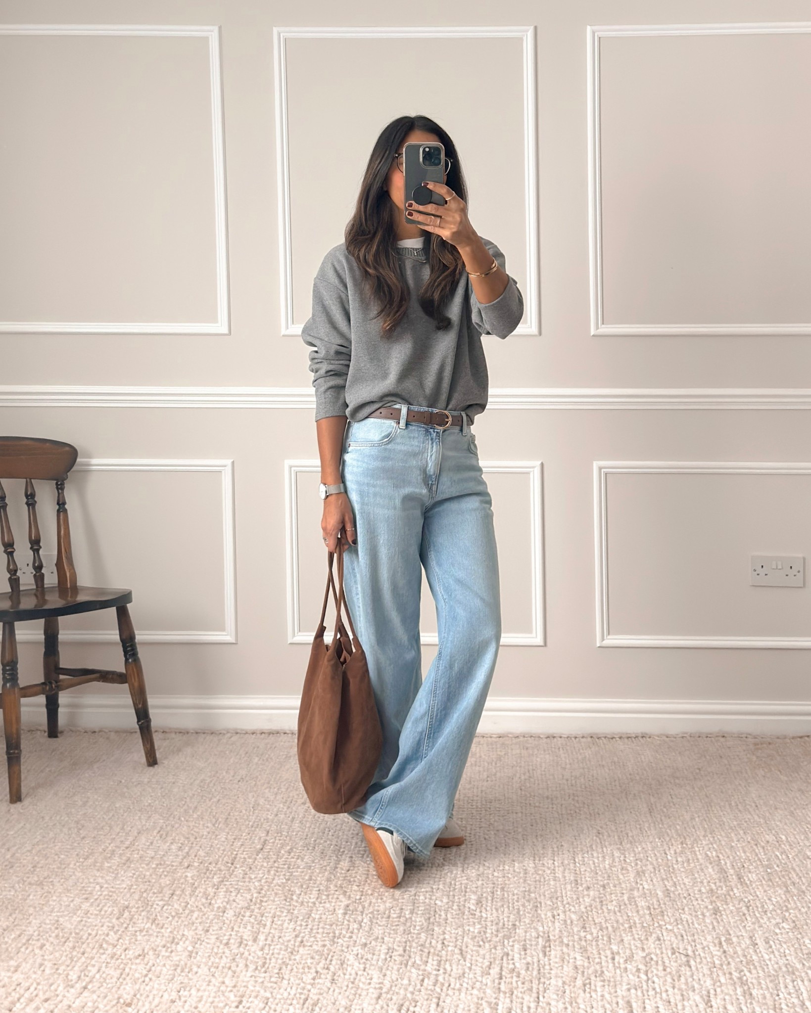 Jumper - wearing size small. This is a boxy fit so size down for a more fitted look. Also tagging similar pieces that I own incase this is out of stock that are very similar 
Jeans - recommend sizing up as these are quite a snug fit. Usually a UK size 8 - wearing size 10. I’m 5’5 and these are a bit long so keep that in mind as I normally have to pin my jeans and trousers along the back (or use wonderweb) as most of them seem to be made for taller girls so this is how I make  them work for me. The last 3 pictures on the website give a true representation of the shade of the jeans. The others don’t so not sure what happened during the edit of the pictures.



. 

#LTKuk #LTKautumn #LTKjeans