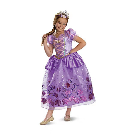 Disney Collection Rapunzel With Tiara Girls Dress Up Costume, Xs (3t-4t), Pink | JCPenney