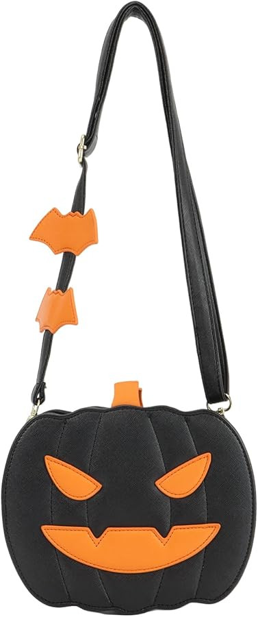 GOKTOW Novelty Pumpkin Purse,Halloween Pumpkin Crossbody Bag ,Horror Halloween Funny Purses Handb... | Amazon (US)