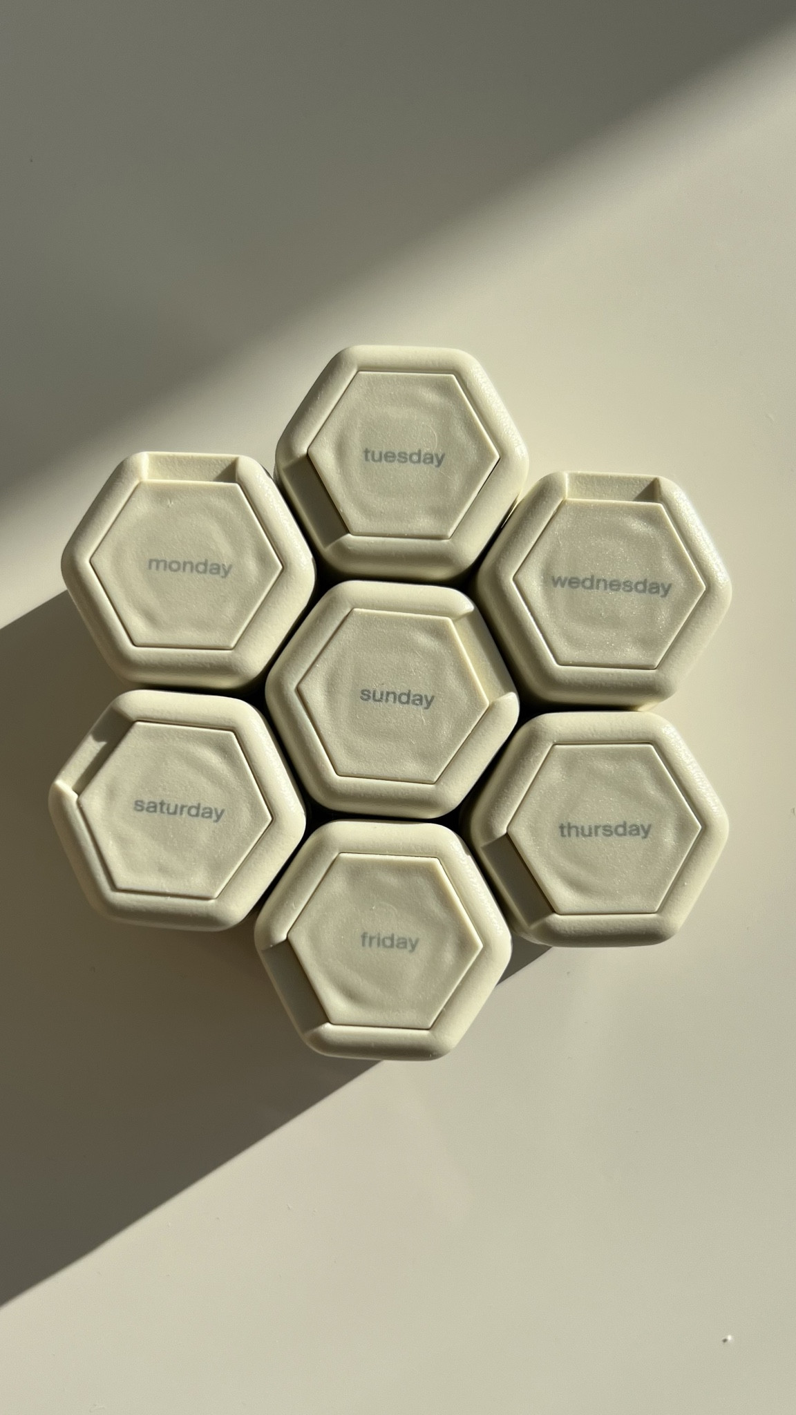 Magnetic vitamin case, such good quality. I prep my vitamins every week & use this case whether I’m home or traveling 🤍

#LTKfindsunder100 #LTKtravel