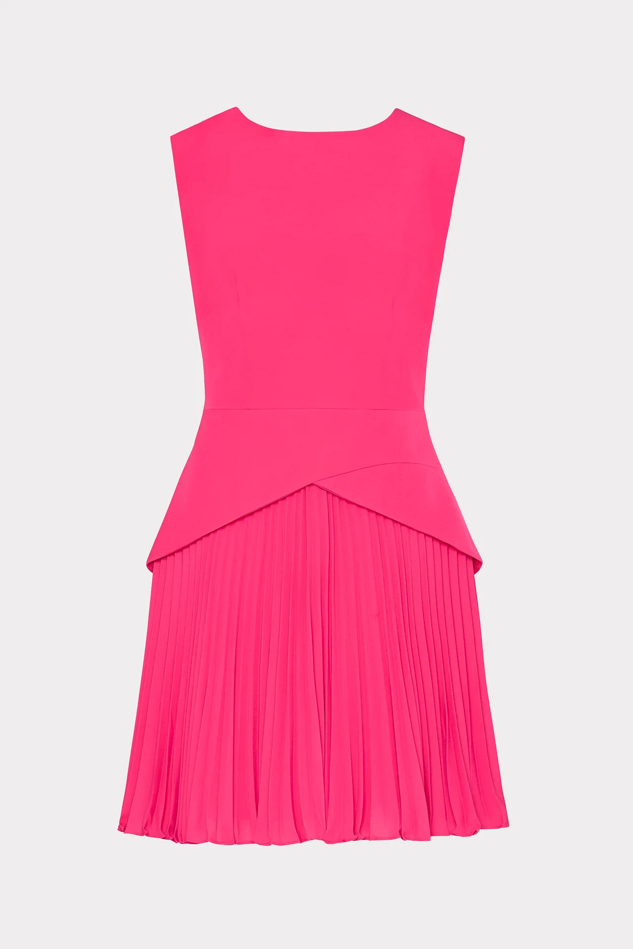 Haddy Pleated Mini Dress | MILLY