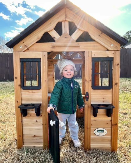 Real wooden playhouse for baby/ toddler/ kids! 🏡

#LTKkids #LTKbaby #LTKhome