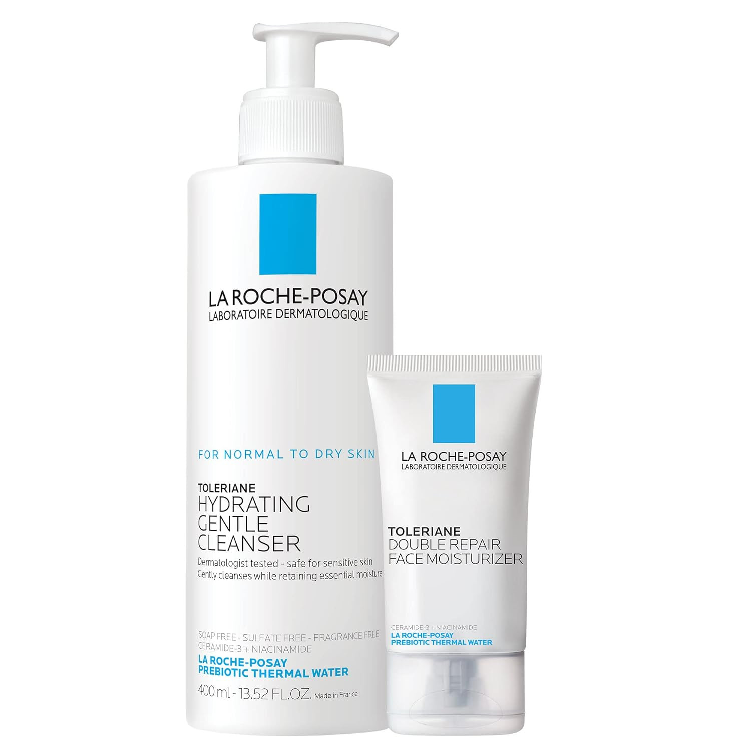 La Roche-Posay Toleriane Hydrating Gentle Face Cleanser, Daily Facial Cleanser with Niacinamide a... | Amazon (US)