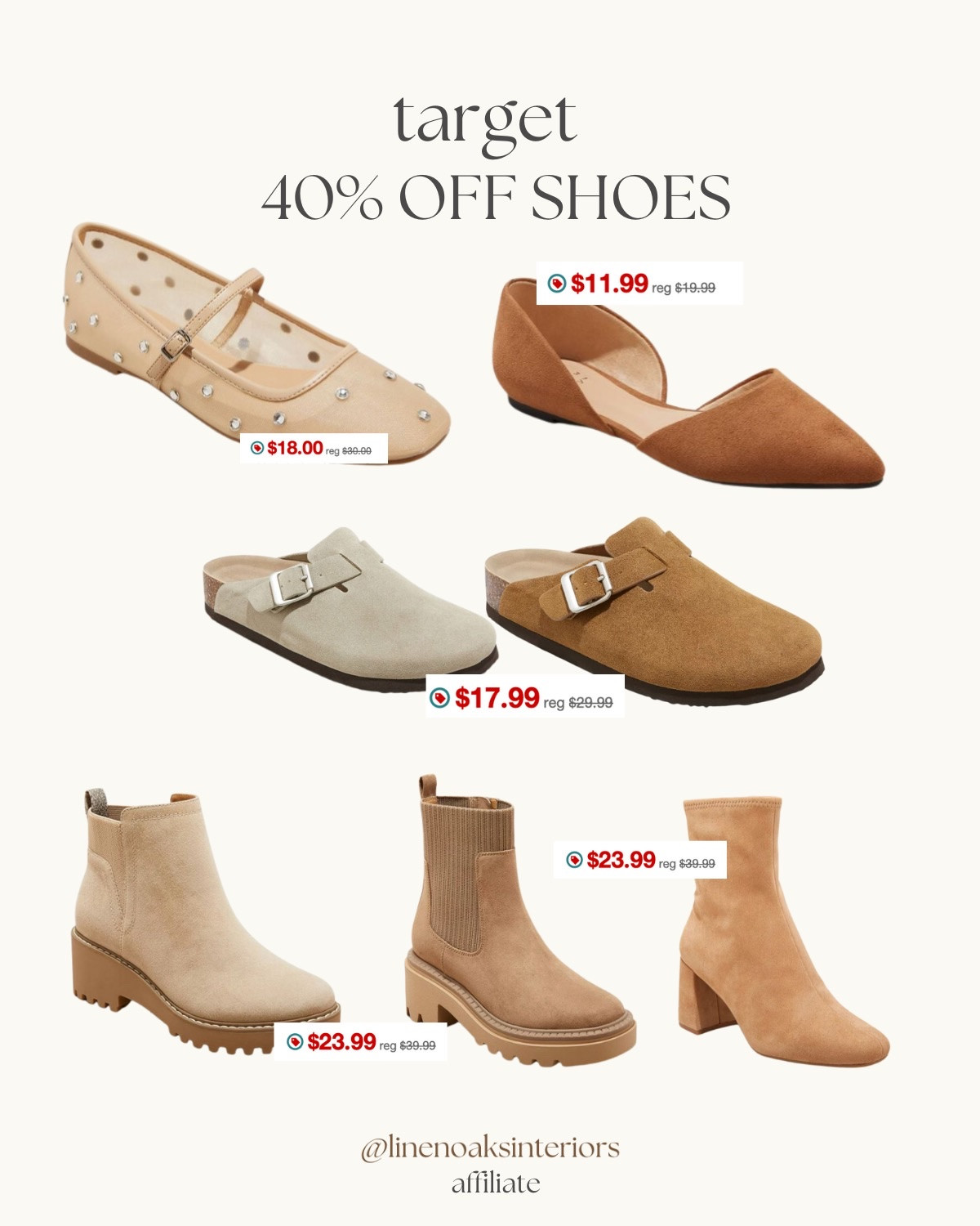 Target has 40% off shoes TODAY only!!! For the whole fam!!

#LTKHoliday #LTKWatchNow