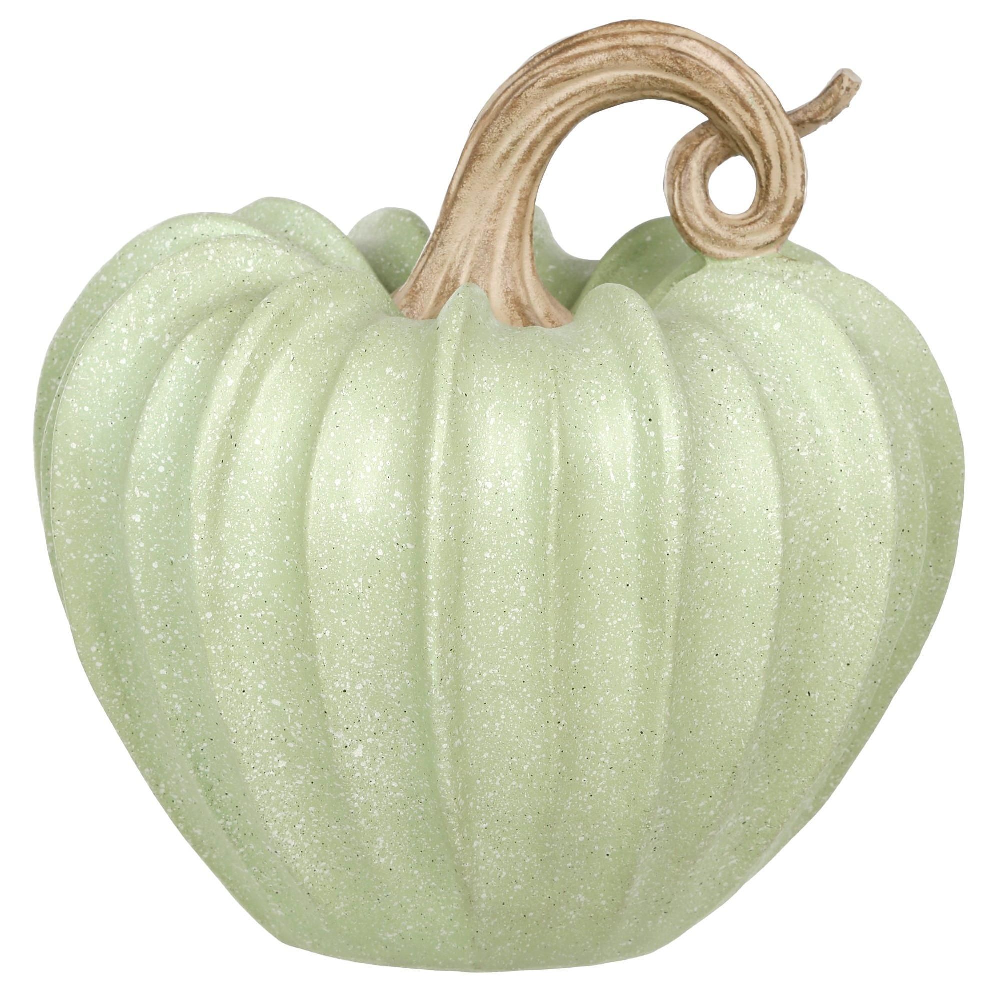 13" Pumpkin Accent - Green-Green-7810336810935   | Burkes Outlet | bealls
