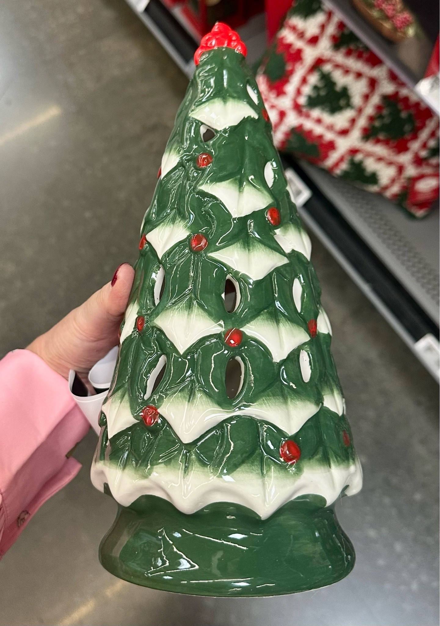 Somehow forgot to share this Walmart Ceramic Christmas Light Up Tree - it reminds me of something my Grandma had - love 

Christmas Decoration. Christmas Decor. Deck the Halls. Traditional Christmas