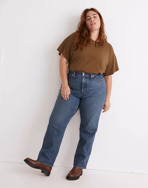 The Plus Curvy Perfect Vintage Straight Jean in Mayfield Wash | Madewell