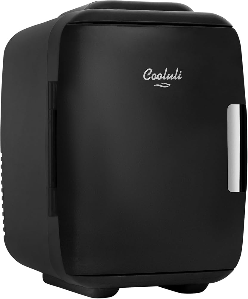 Cooluli Mini Fridge for Bedroom - Car, Office Desk & Dorm Room - Portable 4L/6 Can Electric Plug ... | Amazon (US)