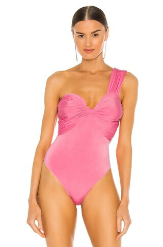 Lovers and Friends Kaela Bodysuit in Hot Pink from Revolve.com | Revolve Clothing (Global)