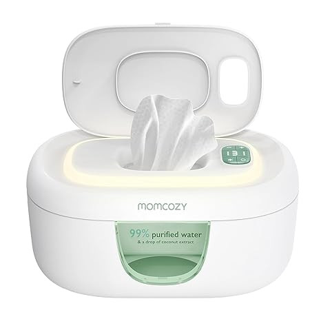 Momcozy Baby Wipe Warmer, Innovative Spring Design, Large Capacity Wipes Dispenser, Fast and Even... | Amazon (US)