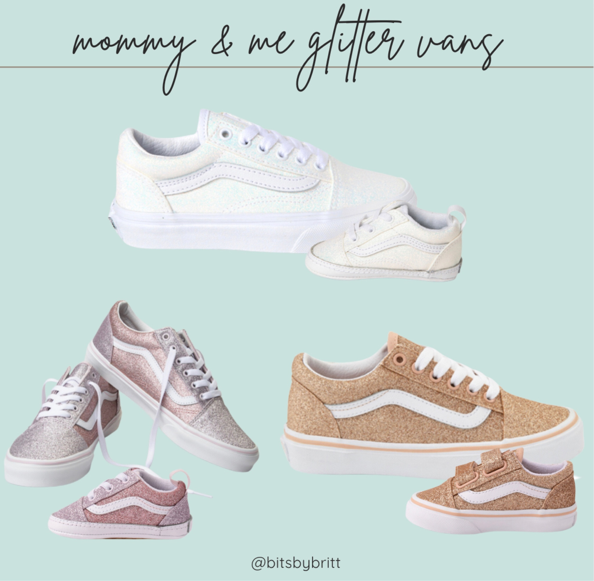 Mommy & me matching glitter vans! 

#LTKfamily #LTKkids #LTKshoecrush