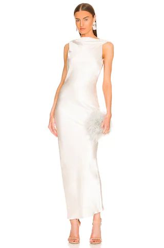 The Bar Pierre Gown in Blanc from Revolve.com | Revolve Clothing (Global)