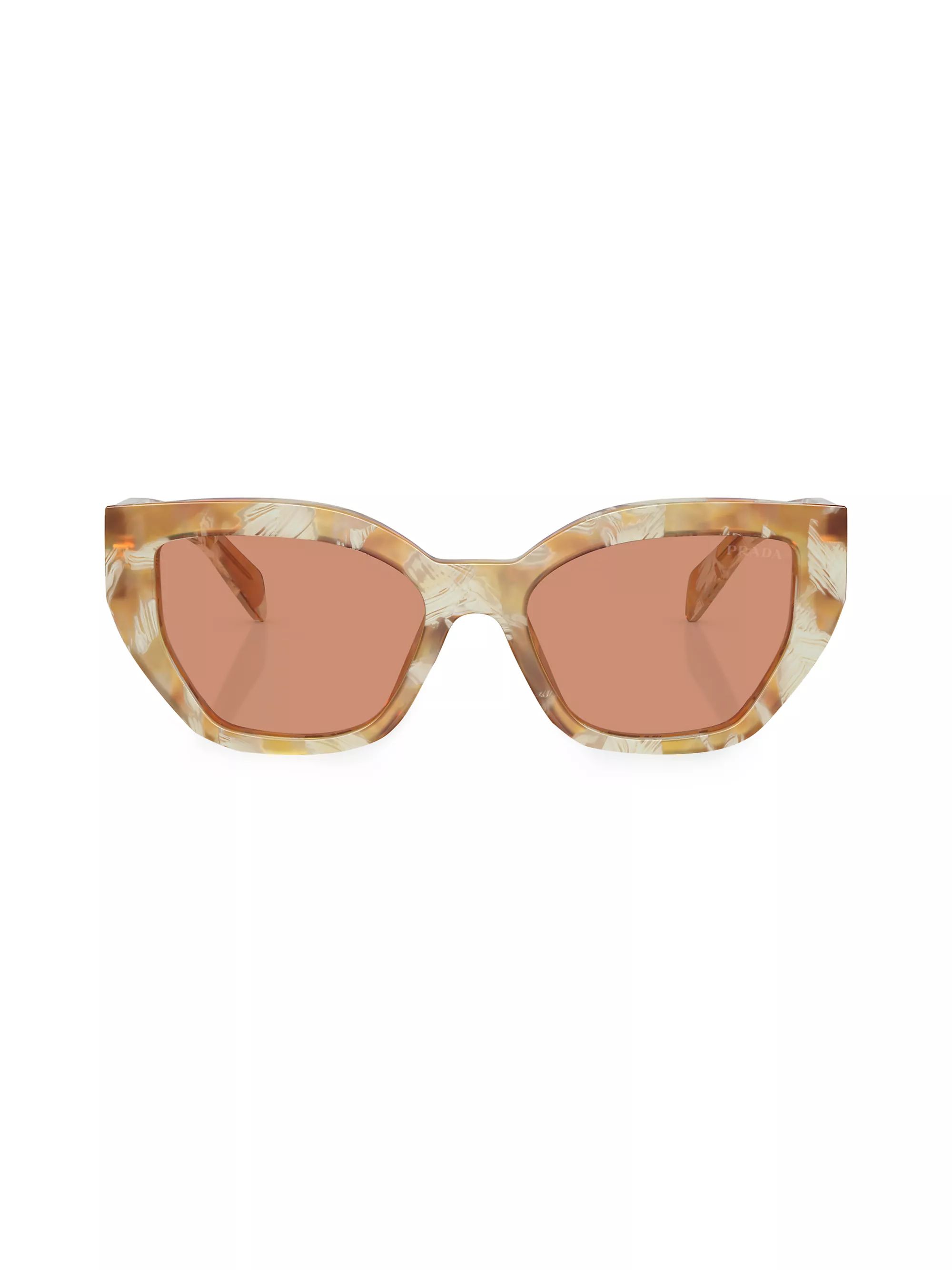 Shop Prada 53MM Cat-Eye Sunglasses | Saks Fifth Avenue | Saks Fifth Avenue