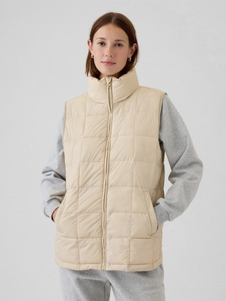 Recycled Lightweight Quilted Puff Vest | Gap (CA)