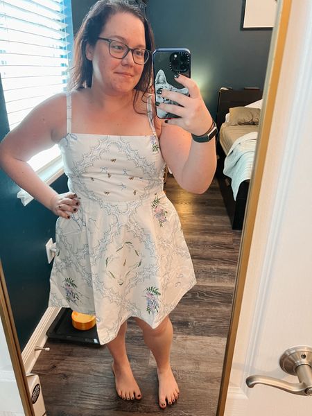 The Margot Mini Dress from Hill House is so cute! Perfect for summer and it has pockets! It runs super small, so size up for sure  

#LTKStyleTip #LTKSeasonal #LTKMidsize