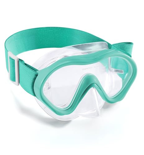 Aegend Kids Swim Goggles Snorkel Diving Mask for Kids Youth 3-15, Knitted Fabric Strap, Anti-Fog 180° Clear View | Amazon (US)