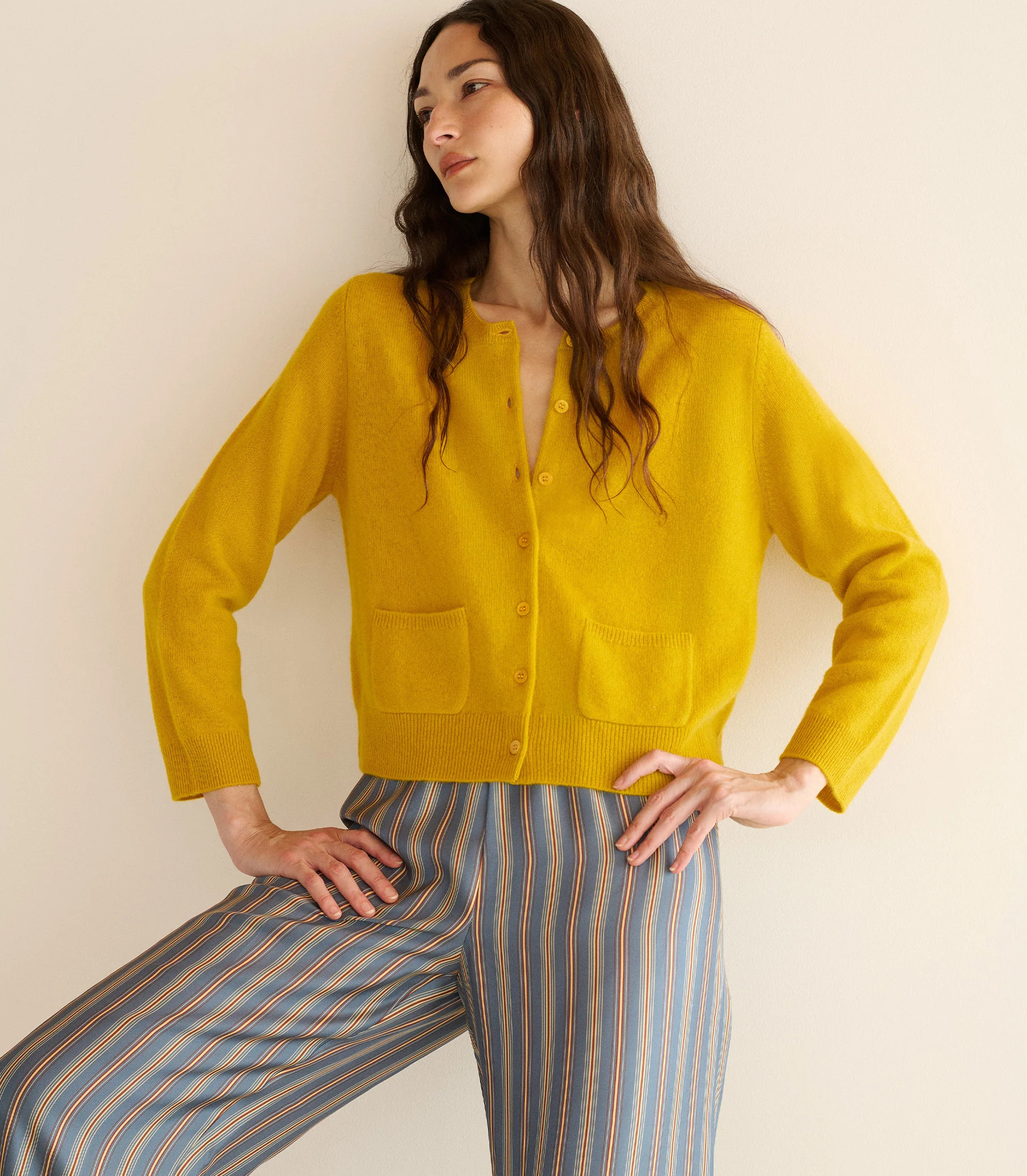 Freya Cardigan - Citrine | DÔEN | DOEN