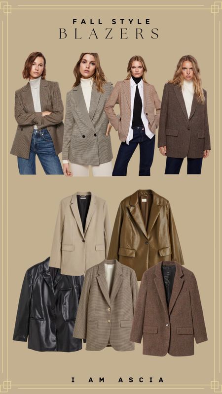 blazers for the fall season! 

#LTKworkwear #LTKSeasonal #LTKstyletip
