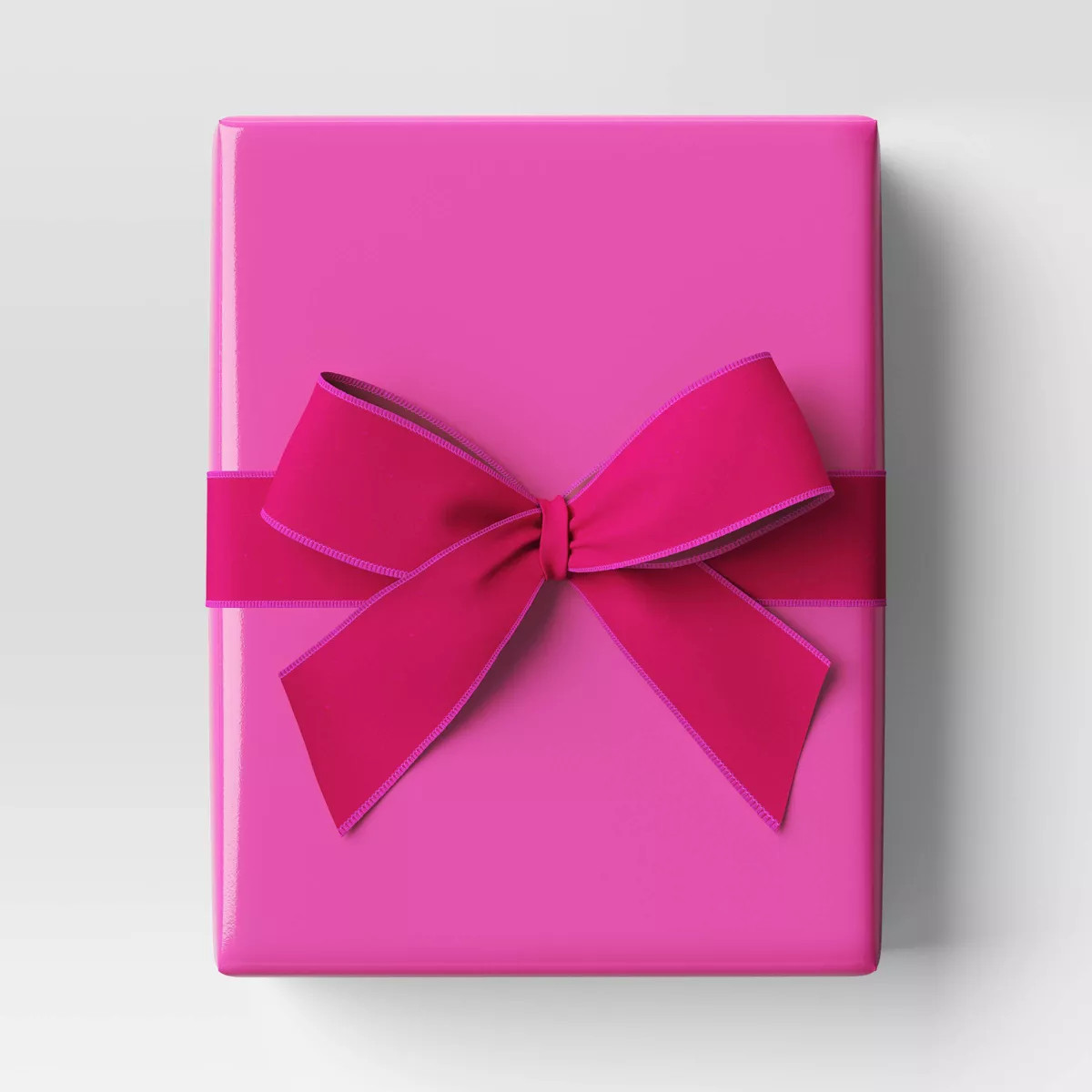 1.5" Velvet Fabric Christmas Ribbon 20' Hot Pink - Wondershop™: Gift & Satin Ribbon, Polyester,... | Target