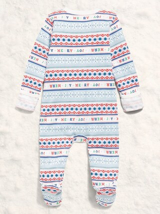 2-Way-Zip Sleep & Play Footed One-Piece for Baby | Old Navy (US)