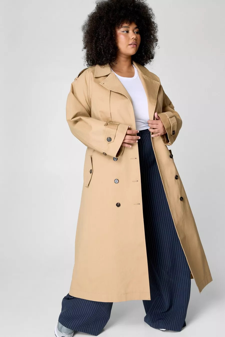 Plus Tailored Trench Coat | Nasty Gal US