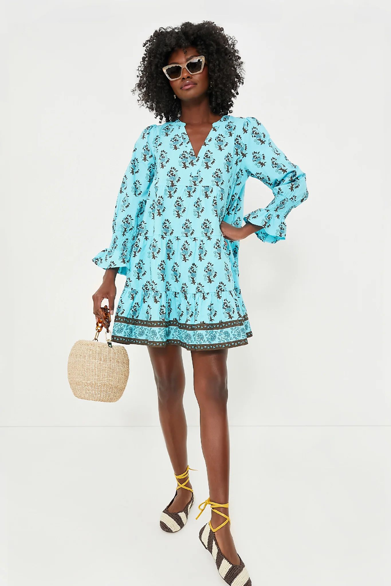 Tropical Turquoise Bouquet Kenzo Coverup | Tuckernuck (US)