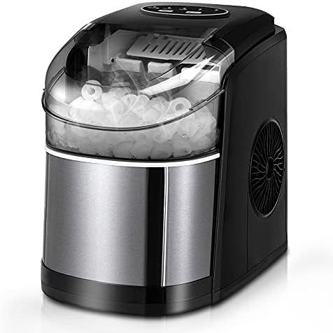 Ice Maker Machine for Countertop, Self-Cleaning Function, 26Lbs/24H Portable Ice Maker, 9 Ice Ready  | Amazon (US)