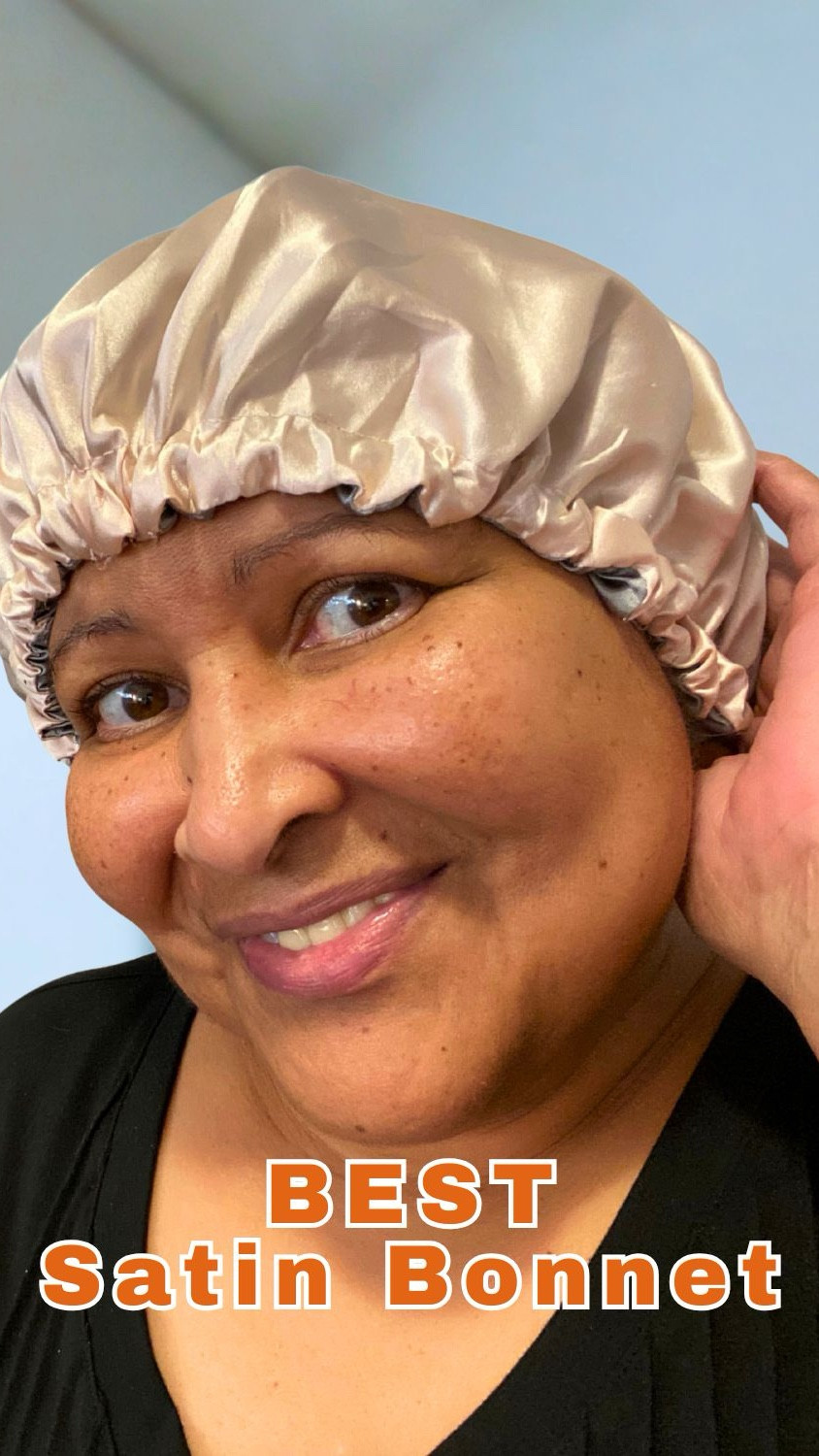 This premium satin bonnet is my Goto when it comes to getting a good night sleep🛌
It’s reversible too, so that is another reason. I love it so much. 
If you’re looking for a new bonnet look no further!
This will also make a great stocking stuffer, for your gal pals!  

#LTKStyleTip #LTKGiftGuide #LTKBeauty