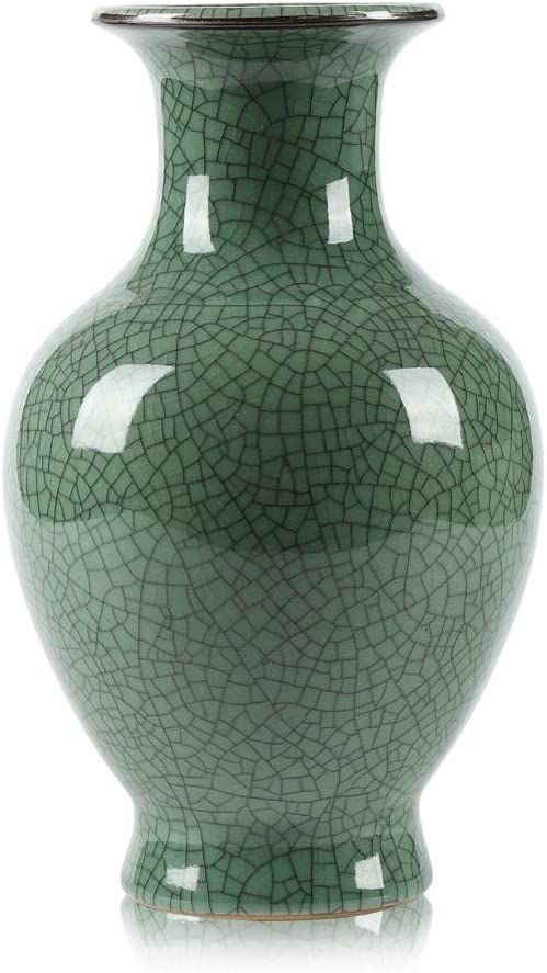 Chinese Ceramic Art Handmade Antique ice Crack Glaze vases Big China Porcelain Flower Bottle Vase... | Amazon (US)