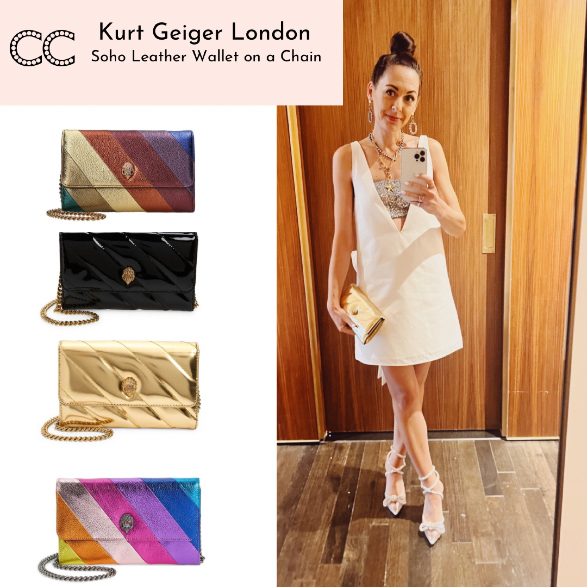 Wallet on a Chain 
This was the perfect travel companion for my trip to Texas. She fit inside my tote on the airplane, sat on my shoulder for a day of shopping, and converted to a clutch for my red carpet moment.

#LTKover40 #LTKstyletip