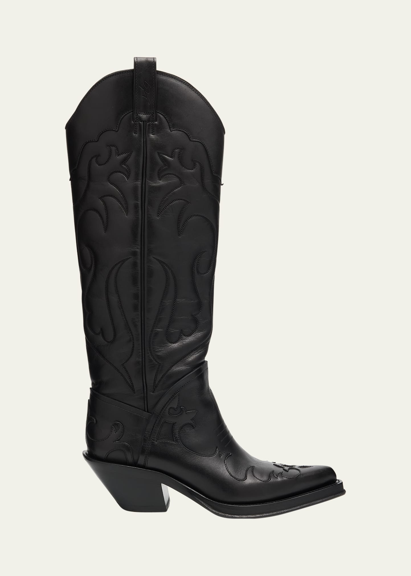 Gabriela Hearst Capitana Leather Western Boots | Bergdorf Goodman